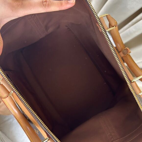 Louis Vuitton Brown and Tan Monogram Cruiser Travel Bag - Picture 4 of 10